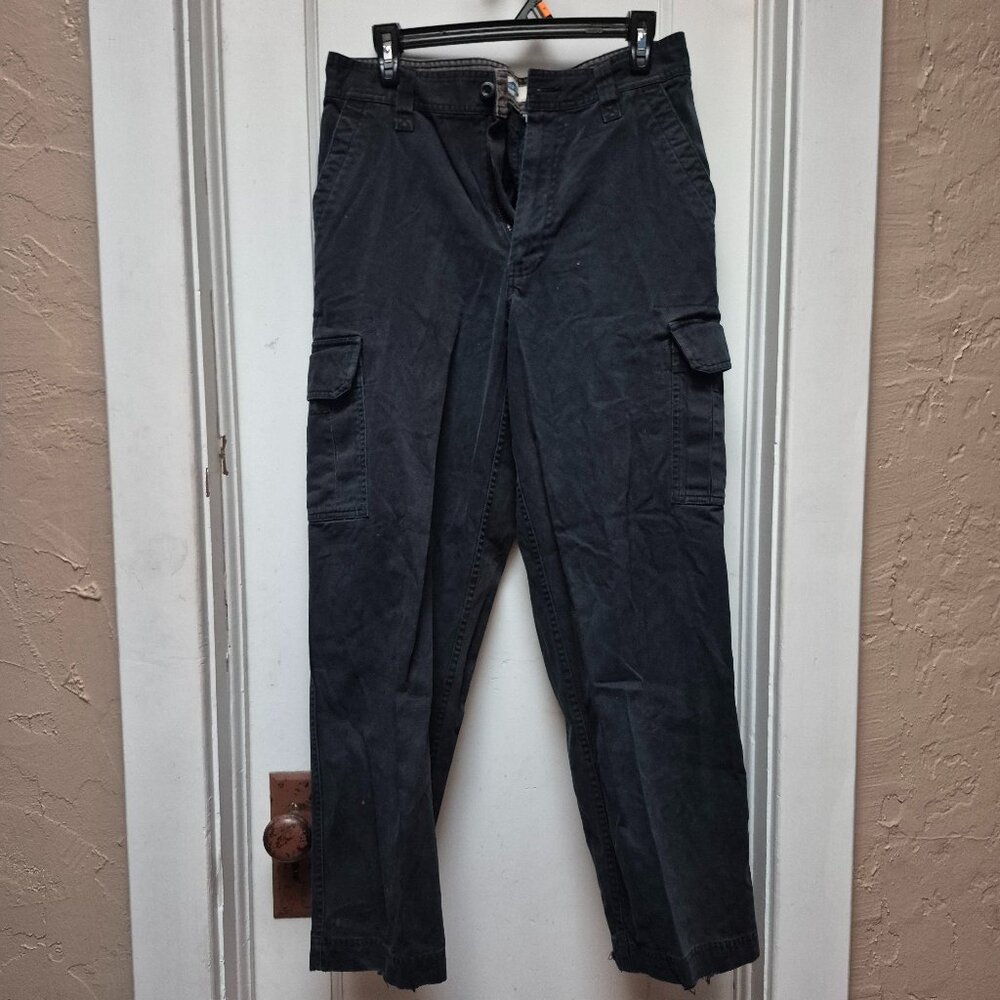 Old Navy Navy Blue Cargo Pants - 100% cotton - 30 X 30